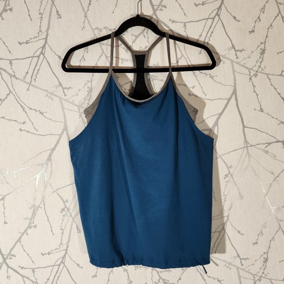Fabletics Blue & Gray Strappy Norwalk Tank - Picture 2 of 3